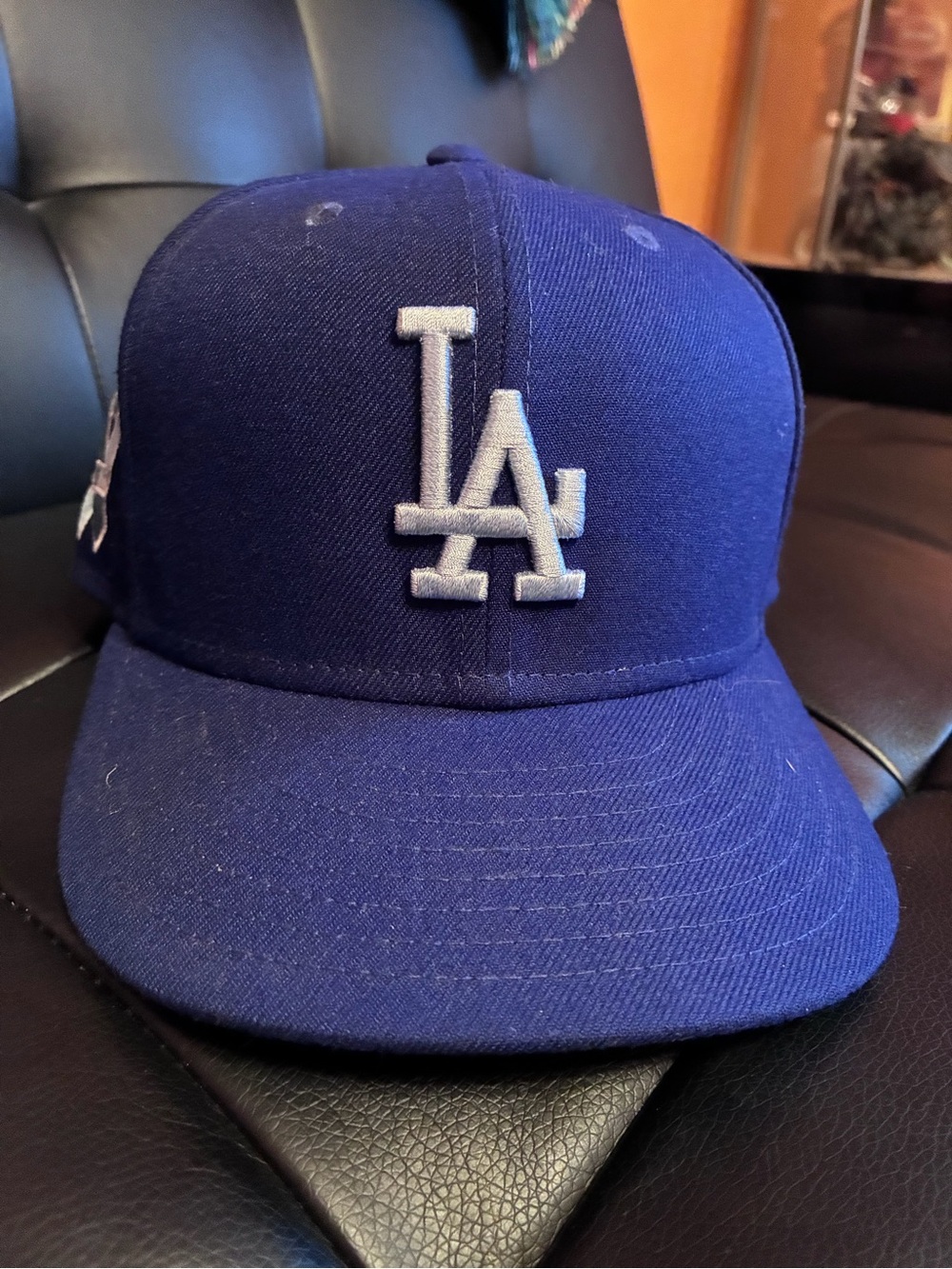 New Era Royal Blue and White 59FIFTY Fitted Cap